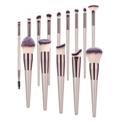 Cheap Cosmetic Synthetic Proffesionaly Cleaning Rose Gold Make Up Brushes